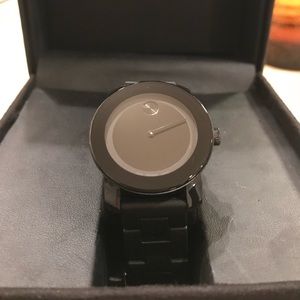 Unisex Black Movado Bold Watch